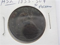 1853 Half Dollar w/ arrows