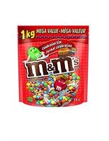(2) "As Is" M&M 1kg Mega Pack Chocolate Peanut