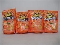 (4) "As Is" Maynards Fuzzy Peach Candy, Share Size