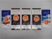 (5) "As Is" Assorted Lindt Chocolate Bars, 100g