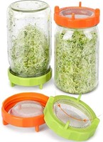 Soligt Easy Rinse & Drain Sprouting Lids 4pk