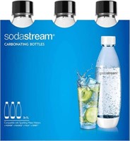 3Pk SodaStream Fuse Carbonating Bottle, 1L