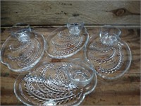 Excellent Crystal Glass Lunch Set of 4