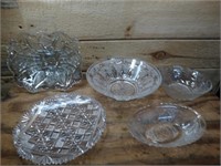 5 Heavy Cut Crystal Glass - Serving