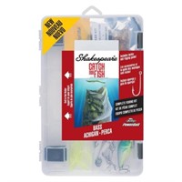 Shakespeare Catch More Fish Tackle Kit, Bass