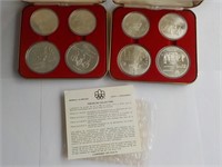 (2) 1976 Set $10, $10, $5.00, $5.00 Sterling