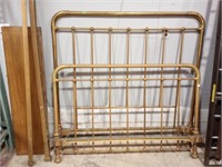 Antique Brass Bed Full Size Complate