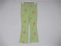 Art Class Girls' SM (6/6X) Leggings, Green/Pink