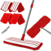 Microfiber Flat Mop, Professional Double-Sided