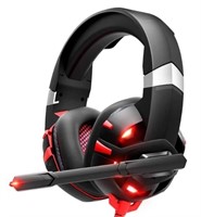 RUNMUS Gaming Headset with Noise Canceling Mic