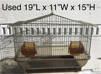 Finch/Canary Cage 19x11x15