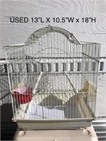 Finch/Canary/Budgie Cage 13x10.5x18