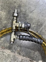 Hydraulic pressure hose 10,000 psi with dual