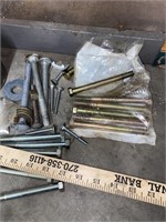Assortment of washers, bolts and more