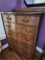 Old Wooden Dresser - Chest Of Drawers