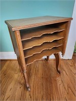 Antique Wooden Music Cabinet/ Shelf