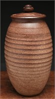 Hand Thrown Pottery Jar By Local Artist Ivey