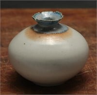 Hand Thrown Small Pottery Jar By Local Artist Ivey
