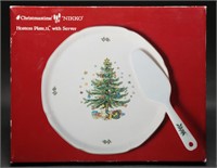 Nikko Christmastime 11" Server Cake Plate