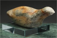 Native American Isaac Koyuk Hand Carved Stone Bird