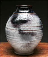 Signed Glazed Art Pottery Vase