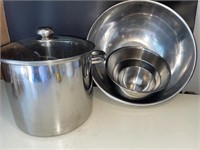 Lot of 7-pcs of Stainless Cookware