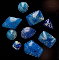 Lapis Lazuli Cabochons (9)