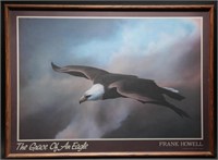 Frank Howell Framed Print "The Grace Of An Eagle"