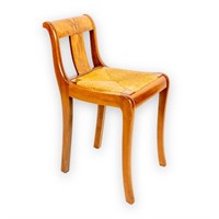 Furniture LUCE USA Empire Style Wood Cane Chair