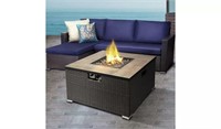 Gas Fire Pit With Cover, Peaktop HF31188AA