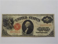 1917 Lg. $1.00 Bill Red Elliot & Burke