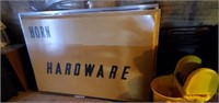 Old Horn Hardware sign