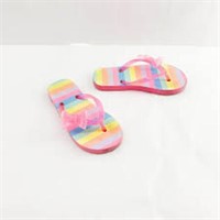 Toddler 5/6 Rainbow Thong Sandals