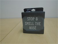 "Stop & Smell The Rose" Decoration plaque