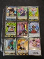Dragon Ball Z Cards In Sheet