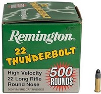 (500) Rounds, Remington High Velocity .22LR