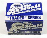 1988 Topps Baseball Traded Set, 132 cards