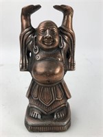 8.5" Metal Buddha Statue