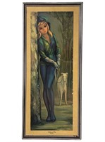 MCM "Harlequin with Dog" by Maio Print