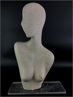 19" Modernist Bust Sculpture