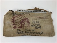 Minnequa Imported Flax Water Bag by Pueblo Tent &