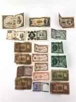 Large Lot of Foreign Currency 1950s Korean War