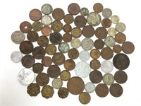 Large Collection of Vintage Coins Foreign &