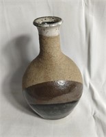 Mid-century signed studio stoneware vase