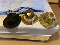 (3) Hats (2 - Camo 1 - Black)