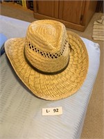 Straw Cowboy Hat Goldcoast Sunwear (size unknown)