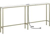 70.9 Inch Console Table with Power Outlet