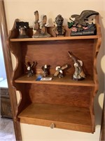 Small Wood Shelf & Decor