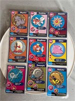 lot of 9 pokemon travia game