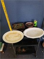 Plates & Planter Pot